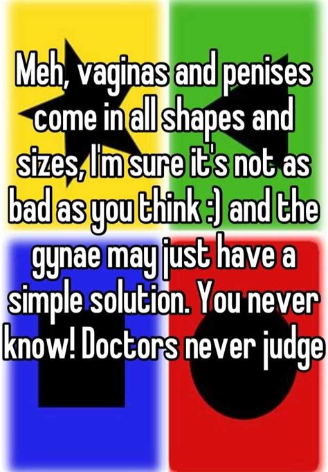 Meh Vaginas And Penises Come In All Shapes And Sizes Im Sure Its