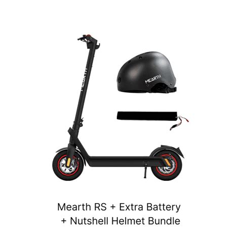 Mearth Rs E Scooter Extra Battery Nutshell Helmet Electric