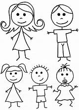 Stick Drawing Figures Figure Family Kids Drawings Easy Cute Doodle Decal Orders Vinyl Email Choose Board sketch template