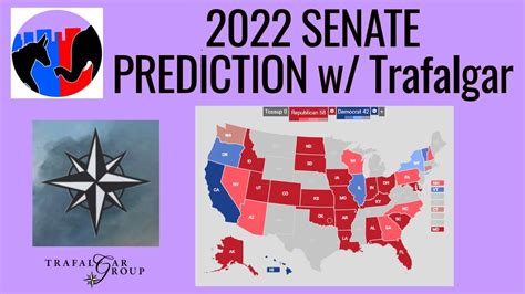 2022 Senate Prediction Map Based Off Of Trafalgar Youtube