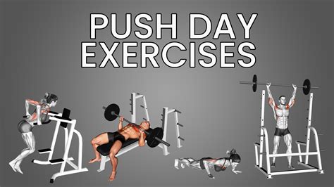 push day exercises chest triceps  upper body inspire