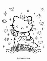 Kitty Coloring Princesse Pages Hello Princess Color Online Hellokids Print sketch template