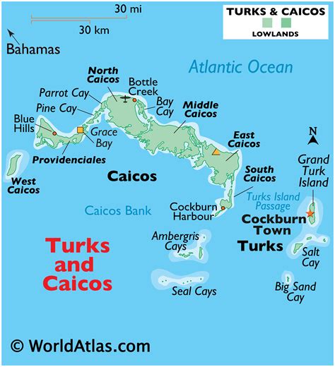 turks  caicos maps facts world atlas
