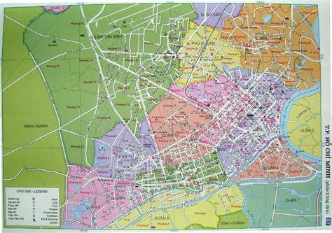 saigon map tourist map city map  street map  ho chi minh city