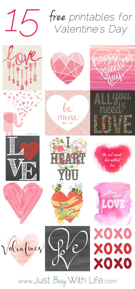 printable valentine decorations  printable