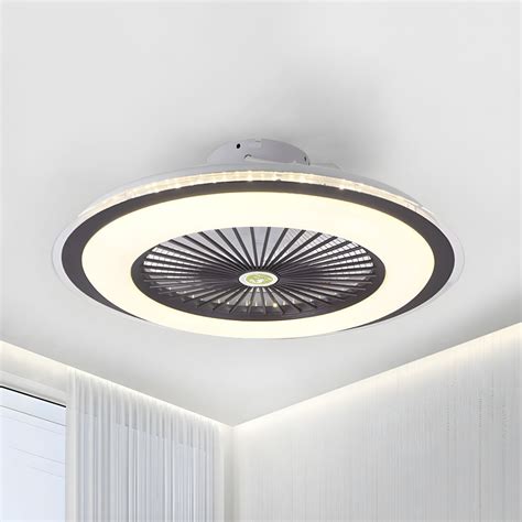 acrylic ceiling fan light fixture modernist bedroom led