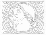 Chikorita Pokemon Coloring Adult Drawing Windingpathsart Getdrawings sketch template