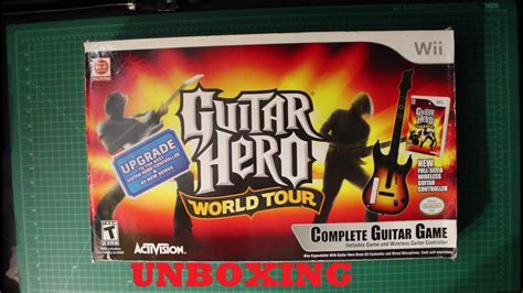 Wii Guitar Hero Unboxing Youtube