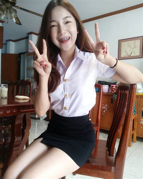 รูปนักศึกษาน่ารัก มาชมแต่ละคนกันว่าจะสวยขนาดไหน นักศึกษาไทยสวยมากจนใจ