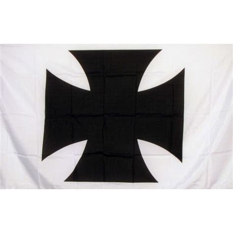maltese cross white  black cross   flag    www