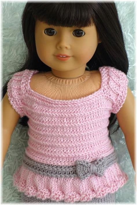 American Girl Chain Stitch Top And Skirt Craftsy American Girl Doll