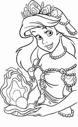 Sirenetta Arielle Disegni Sirene Sirenita Perla Coloring Dibujos Coloriages Walt Princesa Sereia Pequena Princesas Kolorowanki Prinzessin Ausdrucken Dessins Animes Cartonionline sketch template