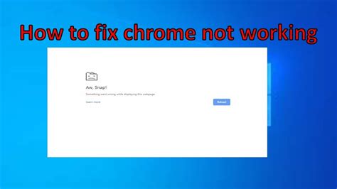 fix chrome  working youtube