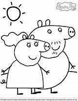 Pig Peppa Coloring Pages Print Printable Para Colorear Friends Sheets Pintar Kids Colouring Grandpa Color Granny Pepa Book Library Online sketch template