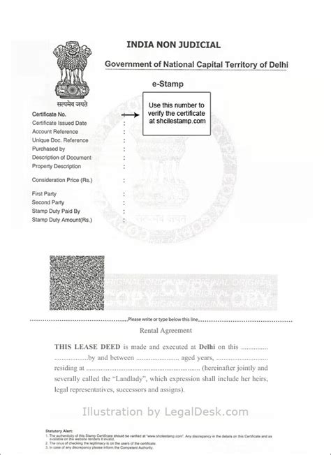 legaldeskcom delhi rental agreement