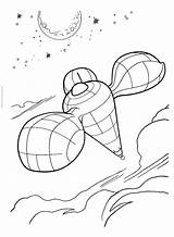 Coloring Monsters Aliens Vs Spaceship Cartoons Pages sketch template