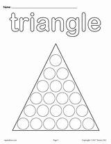 Triangle Shapes Dot Do Printables Coloring Worksheets Pages Worksheet Shape Preschool Triangles Tracing Printable Painting Dots Dauber Bingo Kids Toddler sketch template