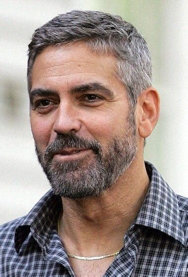 iconic george clooney haircuts  men  follow cool mens hair