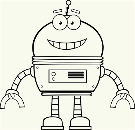 robot coloring pages  kids coloring pages