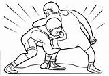Wrestling Coloring Pages Printable Categories Similar Print sketch template