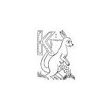 Abc Kangaroo Alphabet Sheets Animals sketch template