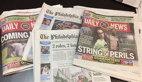 philadelphia inquirer daily news newsrooms  merge