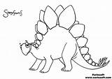 Stegosaurus Coloring Dinosaur Pages Outline Kids Drawing Baby Games Printable Cartoon Clipart Colouring Color Tattoo Additional Good Getcolorings Getdrawings Print sketch template