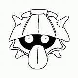 Pokemon Pages Coloring Shellder Seaking sketch template