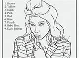 Minaj Nicki Coloring Pages Print sketch template
