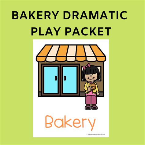 dramatic play bakery printables