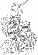 Sailor Moon Blank Drawing Coloring Pages Scouts Book Deviantart Jade Iris Pluto Sheets Drawings Saturn Scout Getdrawings Paintingvalley Visit Choose sketch template