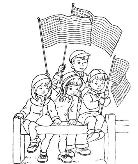 flag day coloring page coloring home