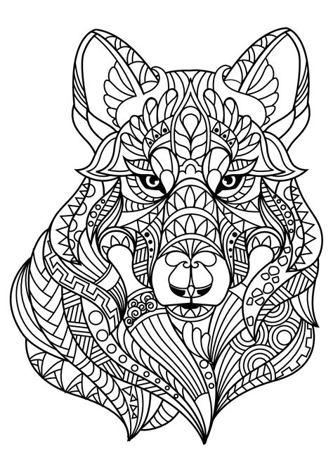 wolf wolf kids coloring pages