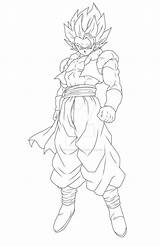 Gogeta Vegito Lineart Goku Instinto Brusselthesaiyan Saiyan Broly Dbs Dbz Gokuu Artist sketch template