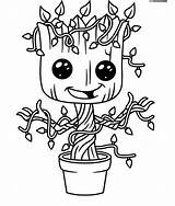 Groot Coloring Baby Pages Printable Marvel Elegant Popular Drawing Sheets Kids Mermaid Guardians Galaxy Photographia sketch template