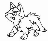 Poochyena Divujar Sol Morningkids sketch template