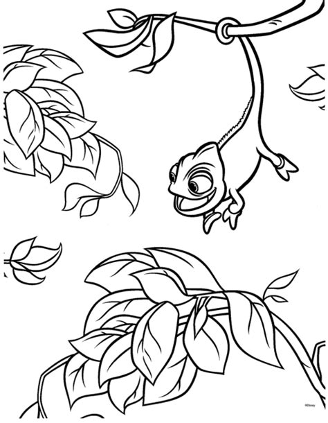tangled coloring pages