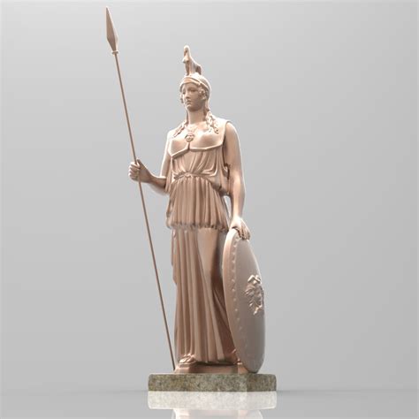 Athena Statue 3d Model Max Pdf