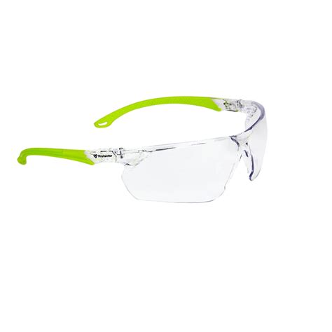 Protector Clear Lens Hi Vis Safety Glasses Bunnings Warehouse