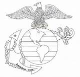 Globe Eagle Anchor Tattoo Usmc Ega Stencil Line Drawings Designs Sketch Marines Cliparts Clipart Template Clip Yahoo Search Cnc Tattoos sketch template