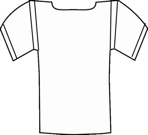 football jersey coloring page lovely jersey white clip art  clker