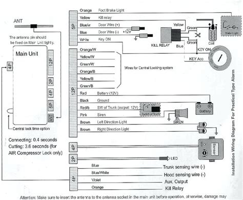 steelmate car alarm wiring diagram shouhui   car alarm electrical diagram diagram