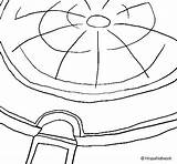 Pantheon Dome Coloring Roman Coloringcrew Template sketch template