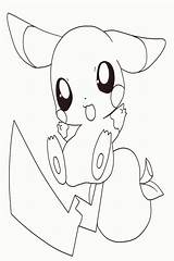 Pikachu Baby Coloring Pages Cute Cau Encrypted Gstatic Tbn Tbn0 Usqp sketch template