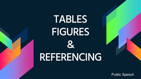 figures  tables