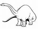 Coloring Brachiosaurus Ii Diplodocus Coloringcrew Pages sketch template