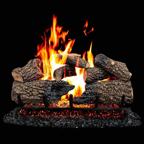 firenado   charred oak gas logs logs  fireplacesscom