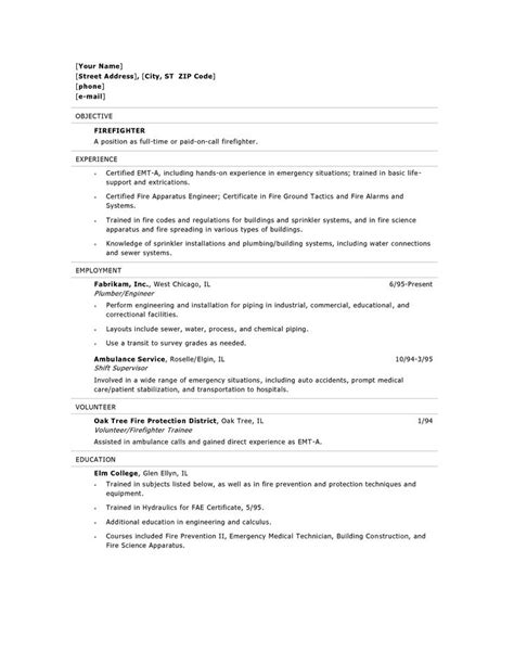 resume images  pinterest firefighter resume sample resume