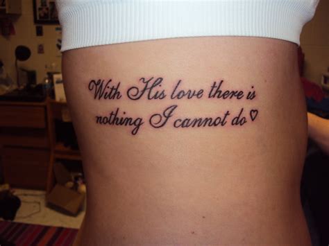 Love Themed Scripture Tattoo On Back For Girls Tattoomagz › Tattoo