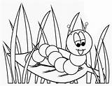 Coloring Insects Kids Pages Simple Children sketch template